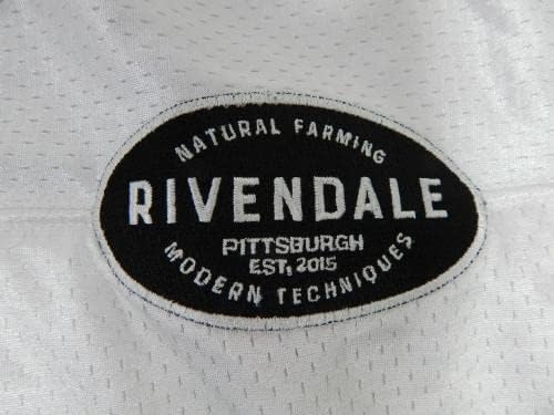 2019 Pittsburgh Steelers 69 Oyun Verilen Beyaz Antrenman Forması 862-İmzasız NFL Oyun Kullanılmış Formalar
