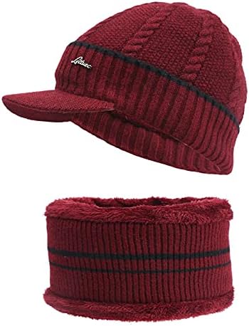 Yün erkek Sürme Şapka Önlük Sıcak Örgü Şapka Artı Kap Kadife Kaput Takım Beyzbol Kapaklar Dağ Giyim Erkekler
