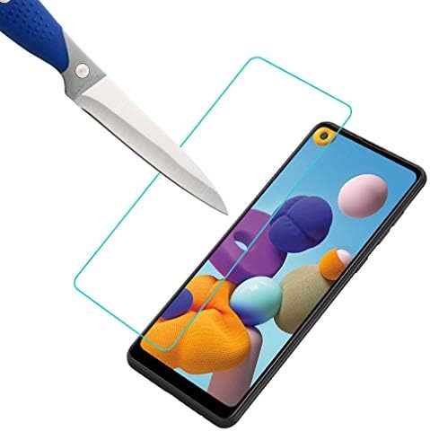 Bay Kalkan [3'lü Paket] Samsung Galaxy A21 için Tasarlandı [Maksimum Kapak Ekranı Sürümünü Yükseltin] [Temperli Cam]