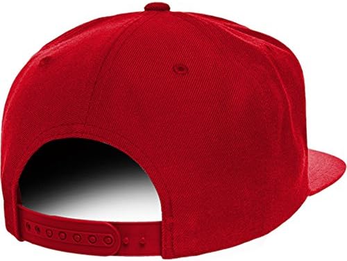 Trendy Giyim Mağazası Letter L Collegiate Varsity Yazı Tipi İlk İşlemeli Beyzbol Şapkası-Kırmızı