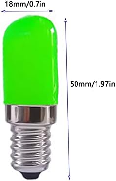 YDJoo E12 LED ampul 2 W yeşil renk ampuller 20 W halojen değiştirme E12 Mini şamdan bankası avize ampul dekoratif