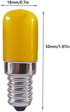 YDJoo E12 LED ampul 2 W sarı renk ampuller 20 W halojen değiştirme E12 Mini şamdan bankası avize ampul dekoratif gece