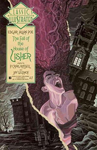 Resimli Klasikler (İlk) 14 VF; İlk çizgi roman | Usher Evinin Düşüşü