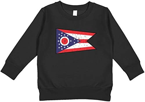 Amdesco Ohio Eyalet Bayrağı Yürümeye Başlayan Çocuk Sweatshirt