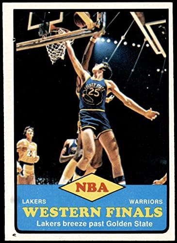 1973 Topps 67 NBA Batı Finalleri Lakers / Warriors (Basketbol Kartı) VG / ESKİ Lakers / Warriors