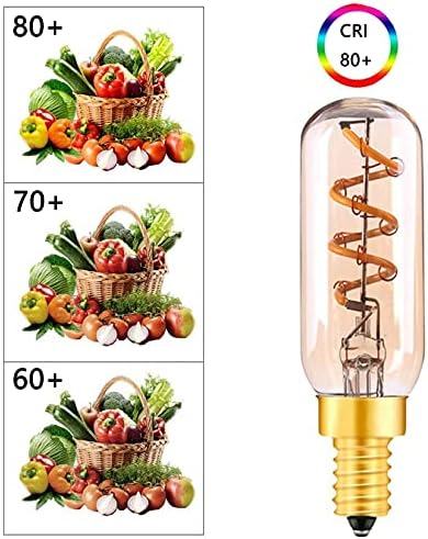 YDJoo T6 / 25 LED Dekoratif Edison Ampuller Dim 3 W Esnek Spiral Vintage Filament Ampuller 30 W Eşdeğer Amber Cam