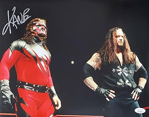 KANE İmzalı İmzalı 11x14 Fotoğraf JSA Otantik WWE 10 - İmzalı Güreş Fotoğrafları