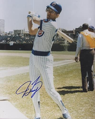 Jim Tracy Cubs, Coa İmzalı MLB Fotoğrafları ile İmzalı 8x10 Fotoğraf İmzaladı