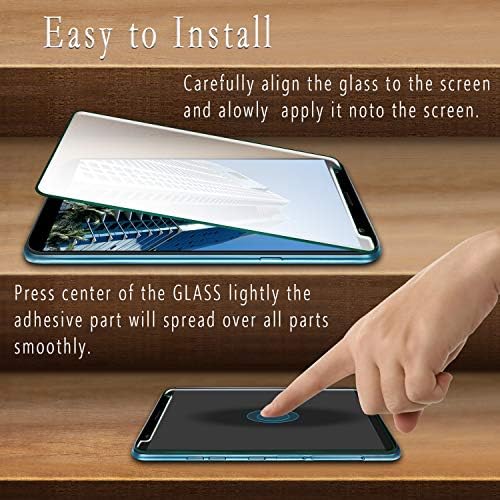 HPTech (2 Paket) Ekran Koruyucu İçin LG K40 Temperli Cam, Kurulumu kolay, Çizilmez, Kabarcıksız