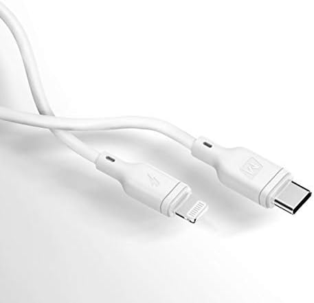 MOMAX USB C'den Yıldırım Kablosuna 1ft, Kısa Güç Dağıtımı iPhone Şarj Kablosu, MFi Sertifikalı, Hızlı Şarj Kablosu