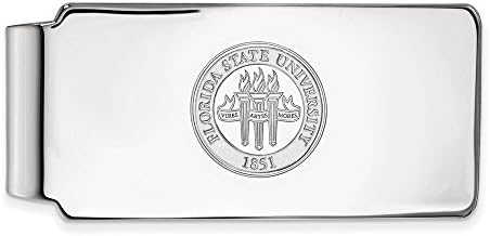 LogoArt 14k Beyaz Altın Florida Eyalet Arması Para Klipsi