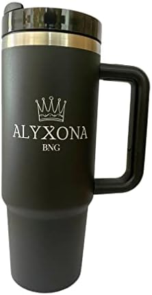 ALYXONA BNG stanly söndürücü bardak kahve, çay, su, meyve suyu ve buz ve daha fazlası için kulplu + kapaklı + pipetli