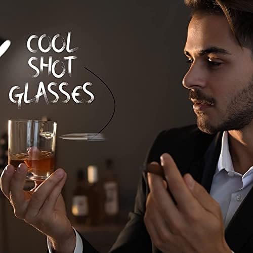 Viski bardağı Erkekler için Hediyeler-Bourbon Viski Taşları Hediye Kutusunda Erkekler için Benzersiz 10 Parça Hediye