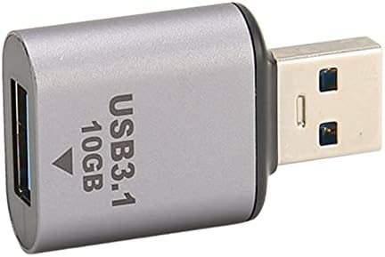 Naroote USB 3.1 Dönüştürücü, Taşınabilir USB 3.1-USB 3.1 10Gbps Erkek-Dişi Adaptör Telefon için
