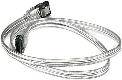 Monoprice SATA Kablosu - 2 Fit-Kilitleme Mandallı Gümüş | 6Gbps,