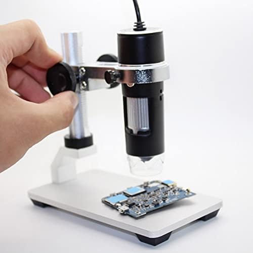 JF-Xuan Mikroskop Alüminyum Alaşımlı Kaldırma Düşürücü Sahne YUKARI Aşağı Destek Masa Standı ile Uyumlu G600 USB Dijital