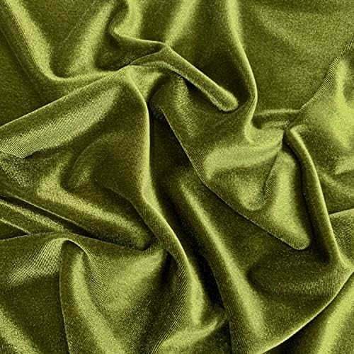 Yeni Kumaşlar Günlük Prenses Zeytin Yeşili Polyester Spandex Streç Kadife Kumaş Yaylar, Baş Sarar, Üst Düğümler, Scrunchies,