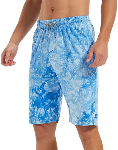 MIASHUI Günü Şort erkek İlkbahar ve Yaz Moda Pantolon Kısa Gevşek Rahat Sokak Kravat Boya Açık Spor Beş Noktalı Pantolon