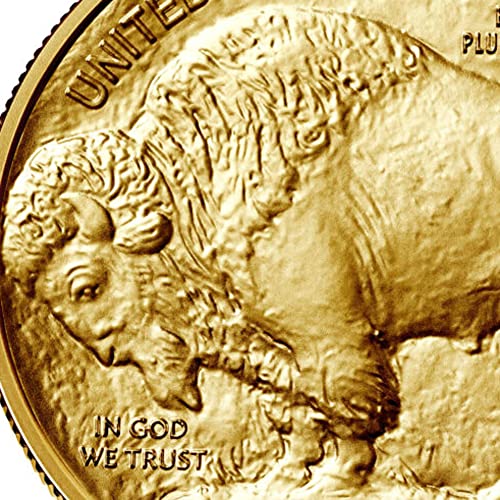2008 W 1/2 oz Perdahlı Amerikan Altın Buffalo Coin SP-70 (İlk Vuruş Bayrağı Etiketi) 24K $25 PCGS SP70