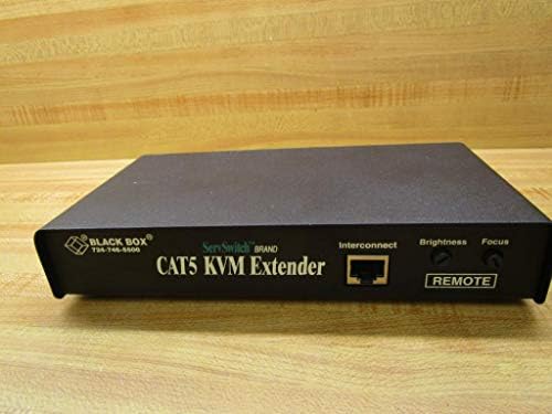 Kara Kutu CAT5 KVM CAT5KVM Uzatıcılar Çift Erişim Kiti