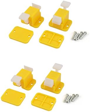 Aexıt 4 Adet Röleleri Plastik Prototip PCB kartı Test Fikstürü Jig PC Kartı Röleleri Sarı Beyaz