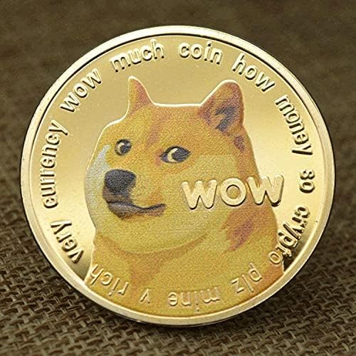 Ada Cryptocurrency Favori Sikke hatıra parası Shiba Inu Sikke Doge Sikke Altın Kaplama Sanal Sikke Mücadelesi Coin