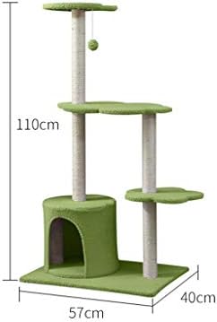 SLATİOM Pet Mobilya tırmalama sütunu Malzemeleri Kediler Ağacı Kulesi Aksesuarları Tırmanma için Oyun Yapısı Kediler