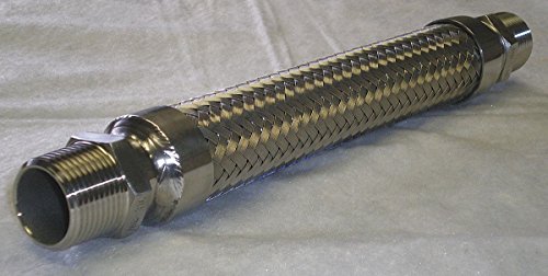 Hortum Ustası-Esnek Metal Hortum, 24 U x 3/4 Çap, 321 Paslanmaz Çelik