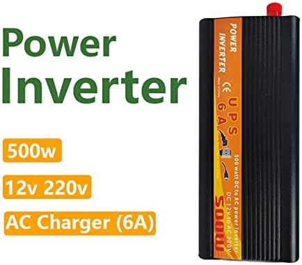 Inverter 500 W DC 12 V/24 V AC 220 V 110 V Dönüştürücü Modifiye Sinüs Dalga güç inverteri Trafo Ev Araba için (Renk