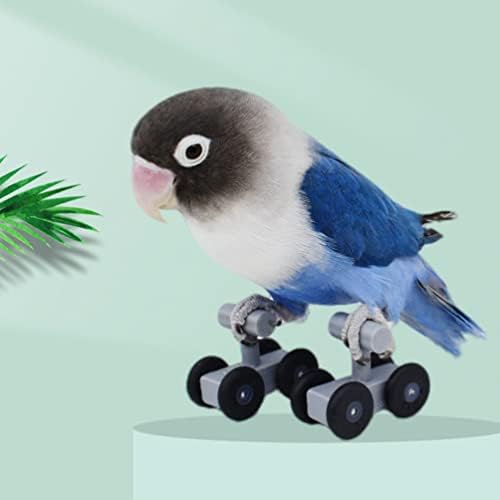 Ipetboom Kuş Oyuncaklar Kuş Oyuncaklar Parakeet Oyuncaklar Papağan Paten Oyuncak Kuş Masa Rulo Kuşlar IQ Eğitim Bulmaca