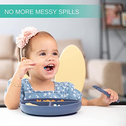 Bebekler ve Küçük Çocuklar için GİROBE Emiş Plakaları | %100 Silikon / Kapaklı 4x Daha Güçlü Emiş Plakaları / BPA