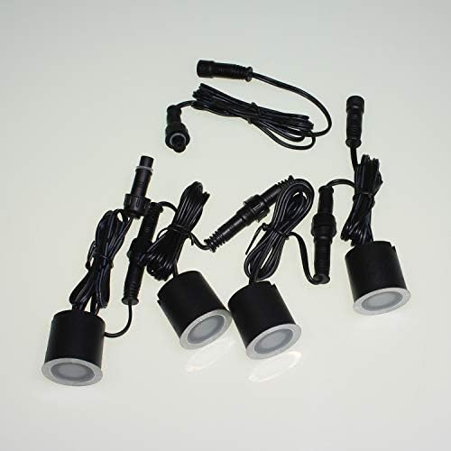 Uzatma Kablosu Siyah Açık 3.3 ft Kablo ile Erkek ve Dişi Konnektörler 1 Metre/ADET 5 Paket SMY Aydınlatma LED Güverte