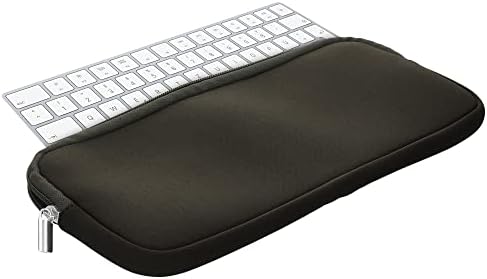 kwmobile Neopren Kılıf Apple Magic Mouse Klavye ile Uyumlu-Klavye kılıfı Yumuşak seyahat kılıfı-Koyu Yeşil