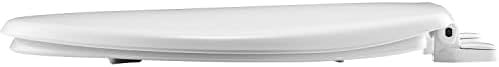 Bemis 730SL 000 Misafirperverlik Yuvarlak Ön Plastik Fısıltı Kapama Menteşeleri-Beyaz