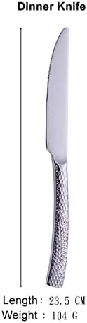 Altın çatal bıçak kaşık seti 4 Adet Bıçak Kaşık Çatal Seti Komple Paslanmaz SteelTableware Ayna Gümüş Yemek Takımı