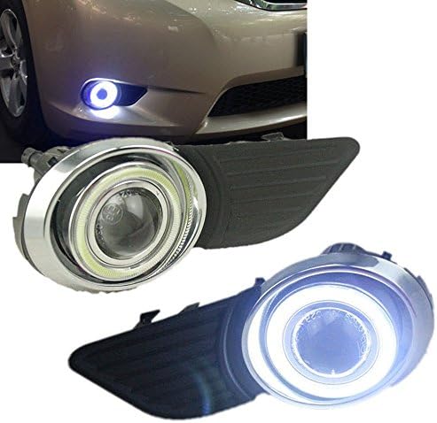 AupTech LED Melek Gözler DRL Sis Farları H11 55W Halojen Ampuller Toyota Sienna 2011-2017 için XL30