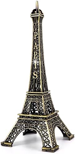 Inovat 15cm Paris Eyfel Kulesi Zanaat Sanat Heykeli Modeli Masa Odası Dekorasyon Hediye, Bronz