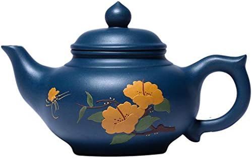 WİONC Mor Kum demlik çay seti El Yapımı Ham Cevher Azure Çamur Hediyeler çay seti Şarap Seti