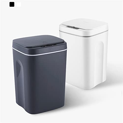 ZHAOLEI Akıllı çöp tenekesi Otomatik sensörlü çöp kovası Sensörü Elektrikli çöp kutusu Ev çöp kutusu (Renk: D, Boyut: