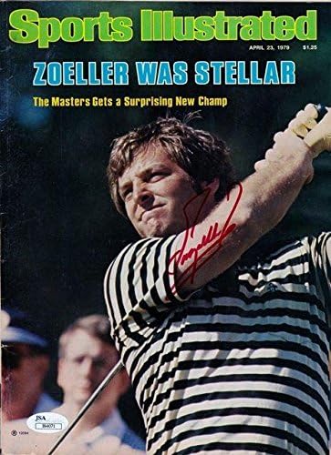 Frank Zoeller İmzalı Sports Illustrated Dergisi JSA Kimliği Doğrulandı-İmzalı Golf Dergileri