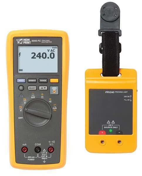 Dijital Multimetre Kiti, 1,000 Maks. AC Volt, Maksimum 1.000. DC Volt, 400 mA Maks. AC Amper