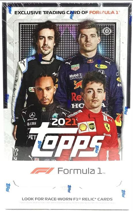 2021 Topps Formula 1 Yarış HOBİ kutusu (18 pks/bx)
