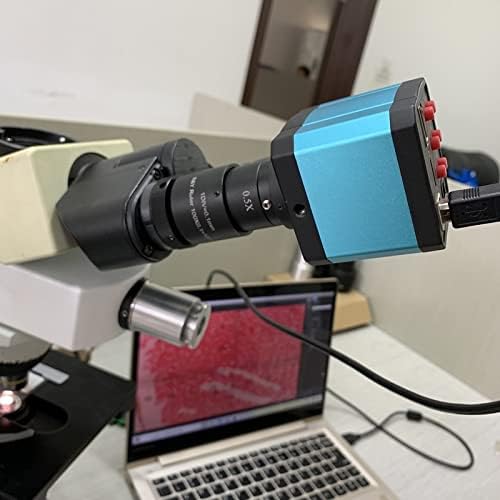 Mikroskop Aksesuarları 0.5 X Optik Mikroskop Adaptörü Azaltmak Lens C-mount Endüstriyel Kamera Laboratuar Sarf Malzemeleri