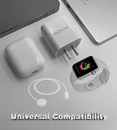 GOYIY 20W USB C Duvar Şarj Cihazı, Hızlı Telefon Şarj Cihazı Bloğu, iPhone ile Uyumlu PD Güç Adaptörü, iPad Pro /