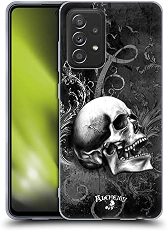 Kafa Çantası Tasarımları Resmi Lisanslı Simya Gotik De Profundis Kafatası Yumuşak Jel Kılıf ile Uyumlu Galaxy A52