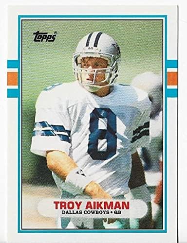 Troy Aikman 1989 Topps 70T Kart-İmzasız Futbol Kartları