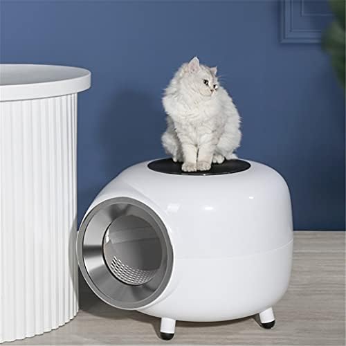 DHDM Tamamen Kapalı Plak Çalar Anti-Sıçrama Deodorant Pet Tuvaletler Kediler kum kabı