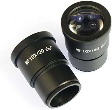 Yetişkinler için Smikroskop Aksesuarları WF10X/20mm Geniş Açı Mercek Lens Oküler Stereo Mikroskop Optik Lens Montaj