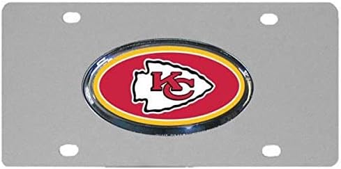 NFL Siskiyou Spor Fan Mağazası Kansas City Chiefs Çelik Plaka, Kubbe Bir Boyut Takım Rengi