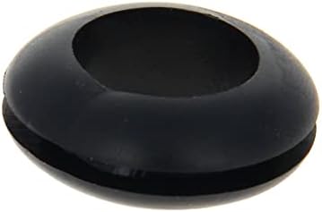 1000 Adet kauçuk rondela 14mm İç Çap Yağa Dayanıklı Armatür kauçuk rondelalar için elektrik kablosu Siyah, Aicosineg